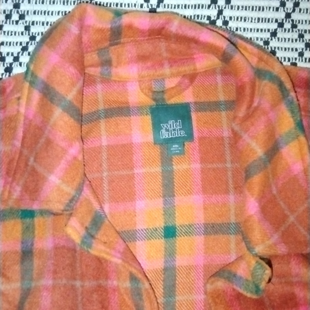 Wild fable Shacket XXL Orange,black, gray,light pink
